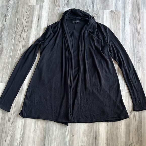 THE ROW Knightsbridge Open Front Light weight Cardigan Black - Small ($450) - Picture 2 of 12